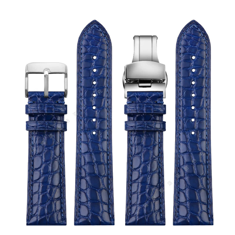 Crocodile Leather Watch Strap