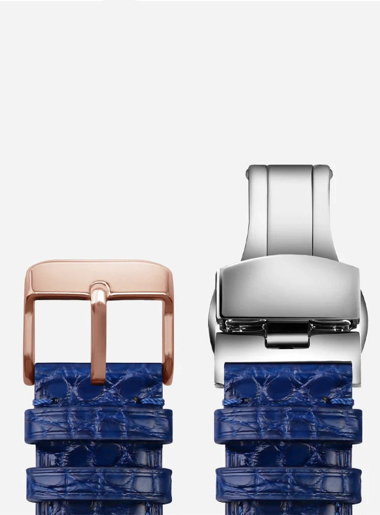 Crocodile Leather Watch Strap