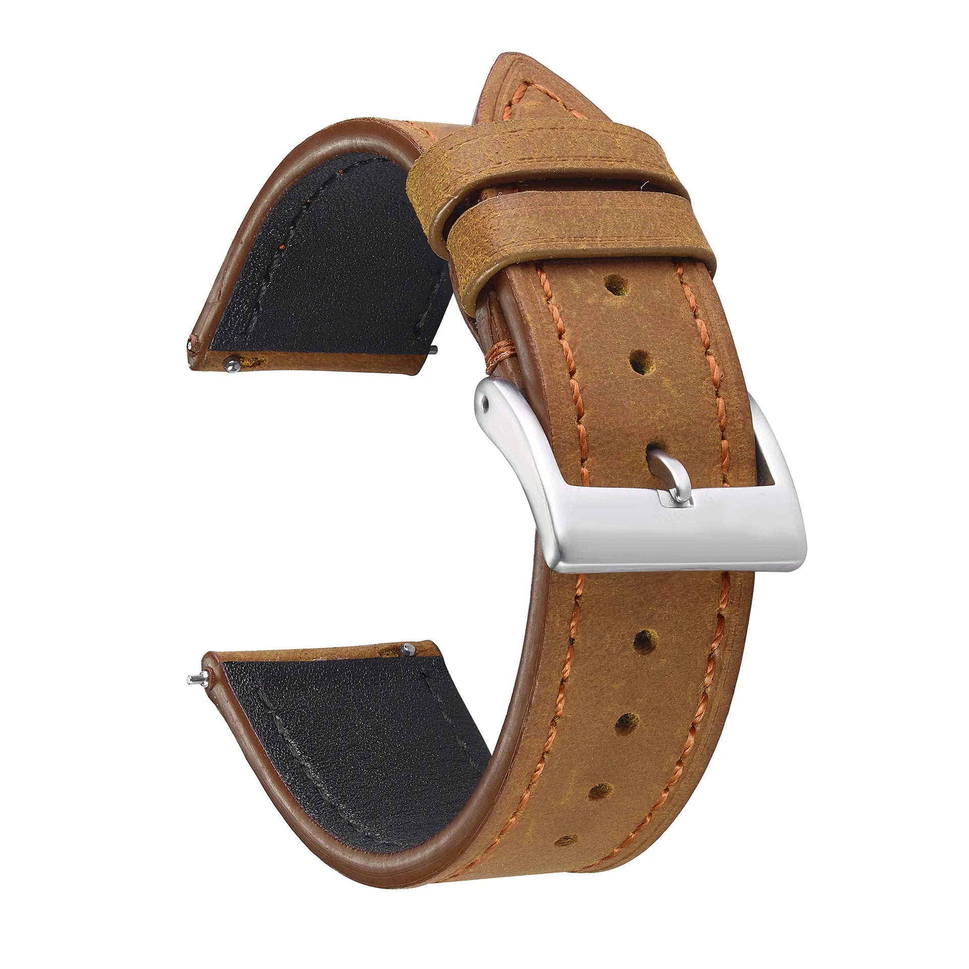 Vintage Cowhide Leather Watch Strap