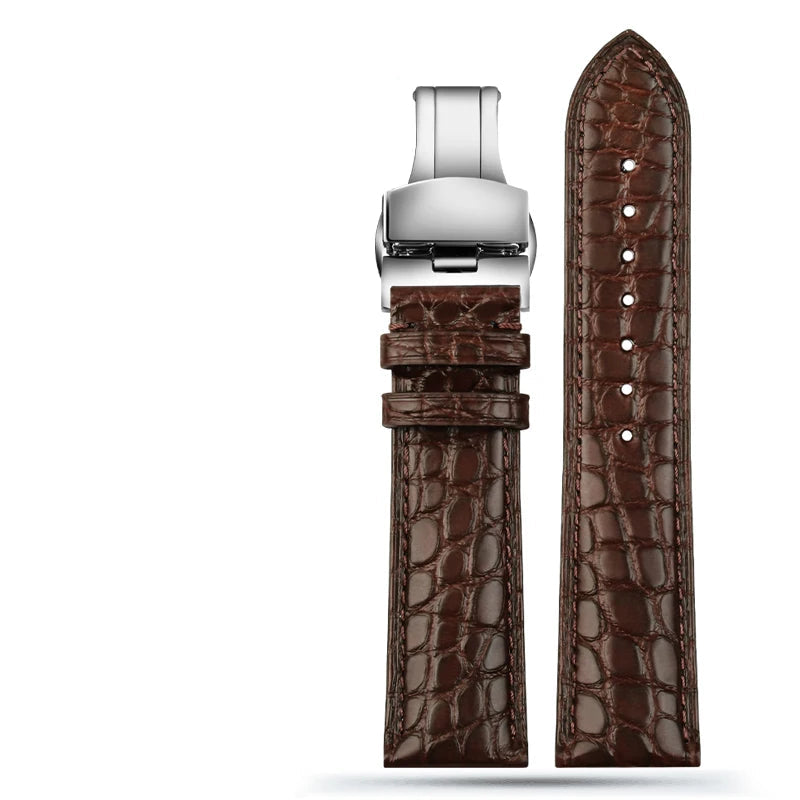 Crocodile Leather Watch Strap