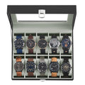 Ten Slot Glass Watch Box