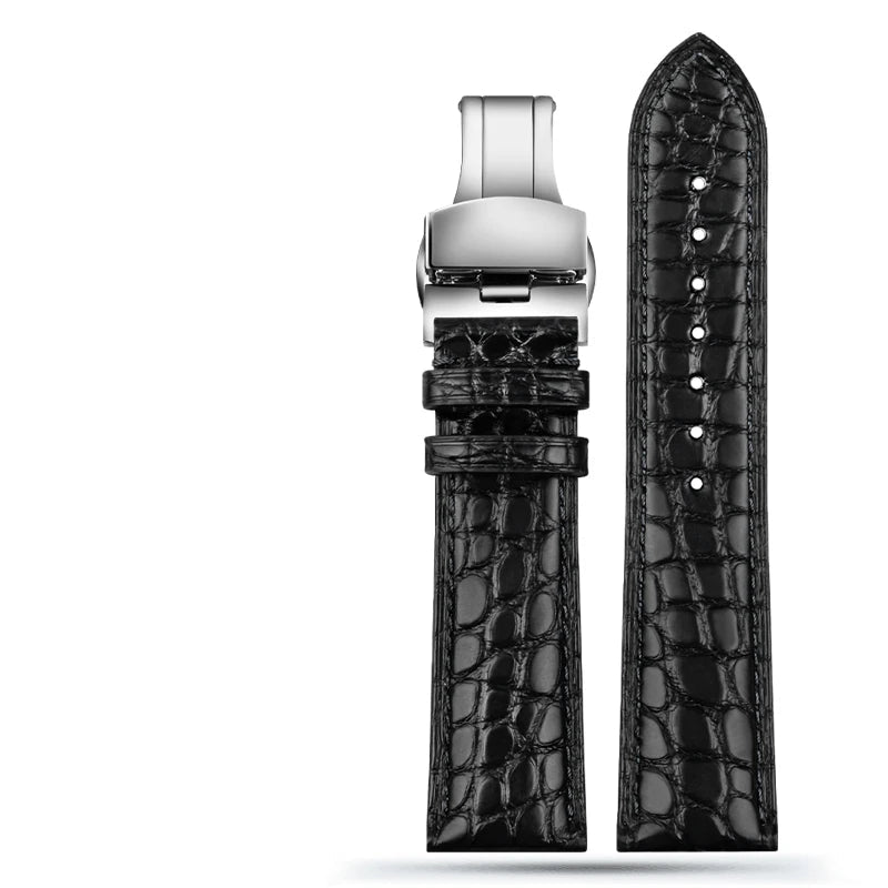Crocodile Leather Watch Strap