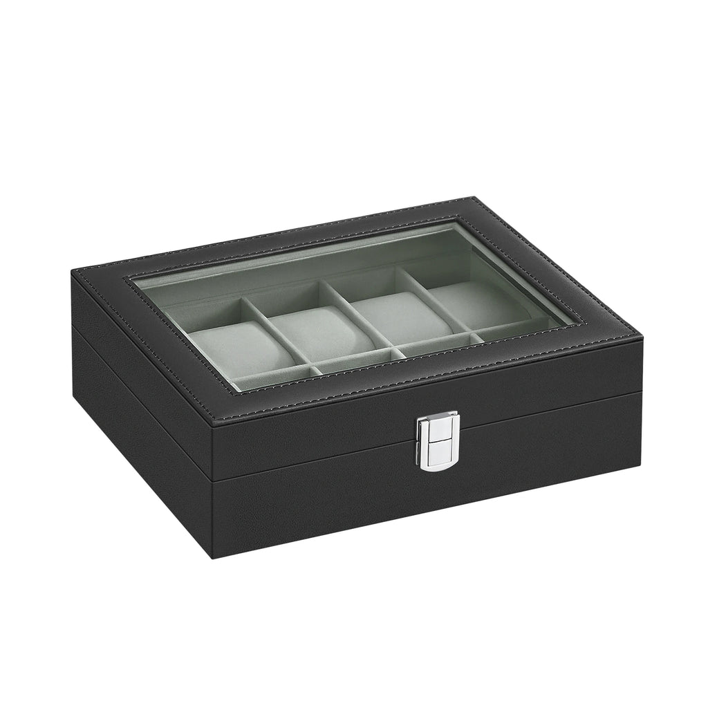 Ten Slot Glass Watch Box