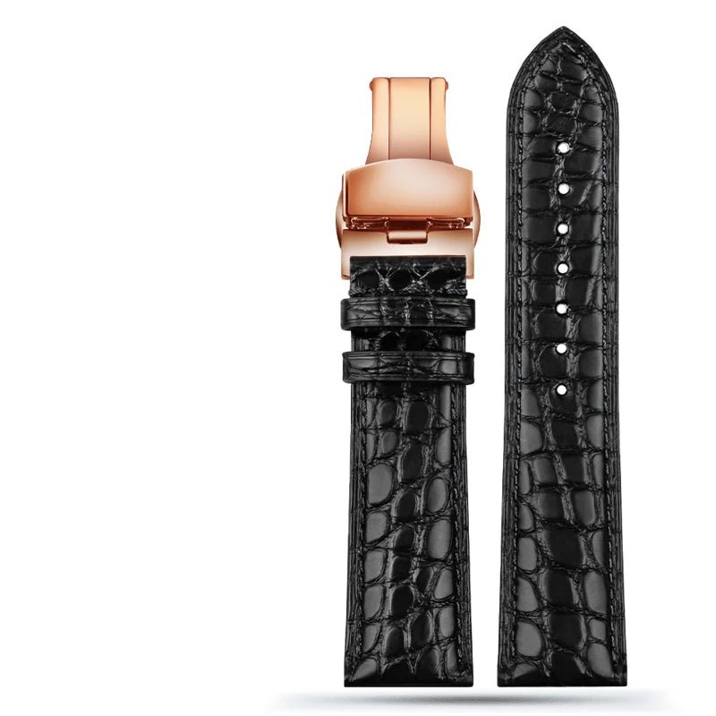 Crocodile Leather Watch Strap