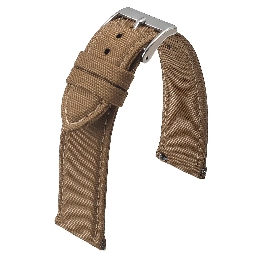 Sailcloth Watch Strap with Pin Buckle