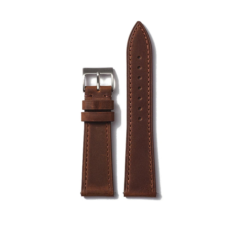 Vintage Cowhide Leather Watch Strap