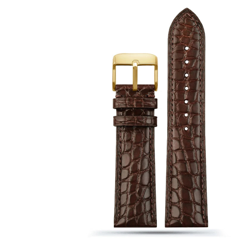 Crocodile Leather Watch Strap