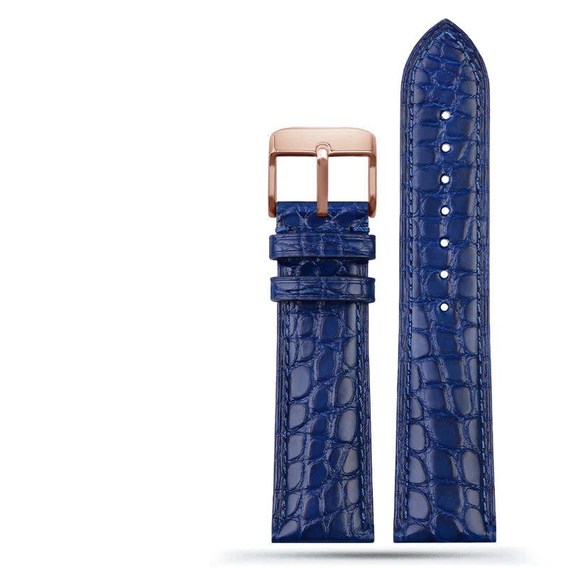 Crocodile Leather Watch Strap