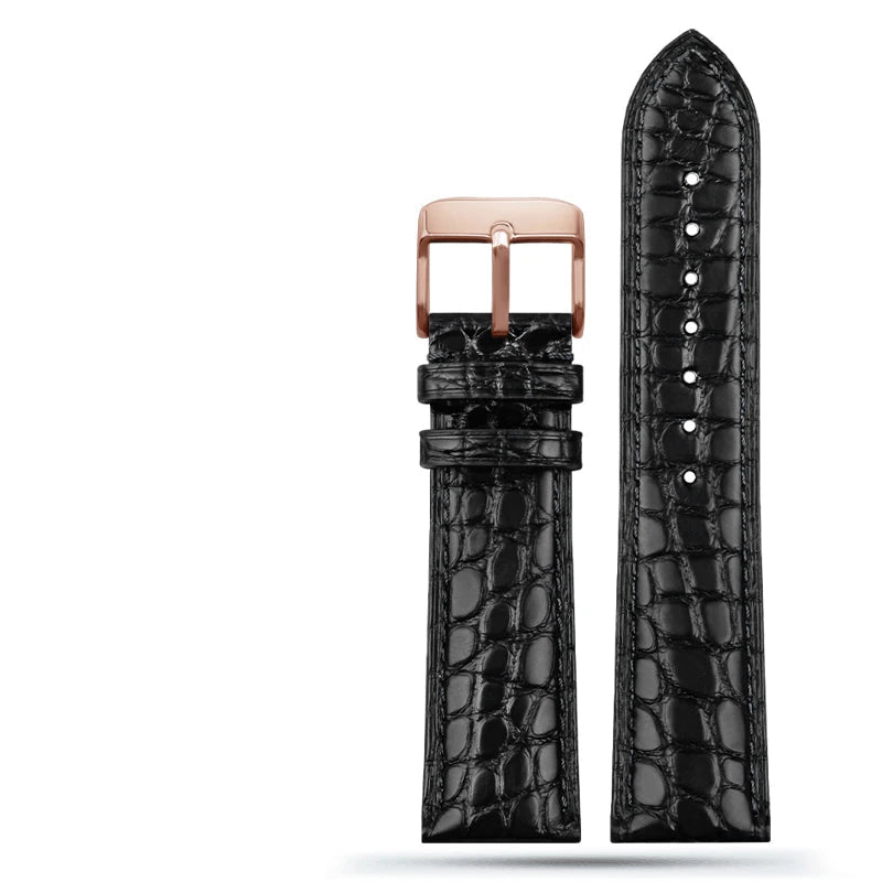 Crocodile Leather Watch Strap