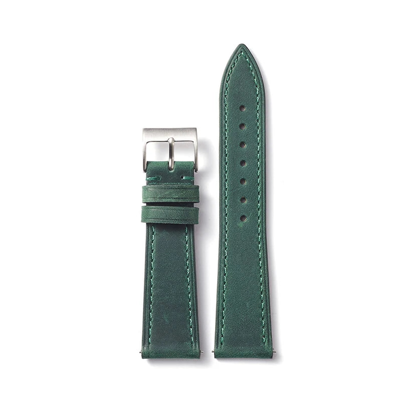 Vintage Cowhide Leather Watch Strap