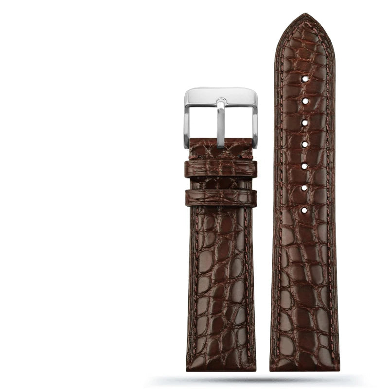 Crocodile Leather Watch Strap
