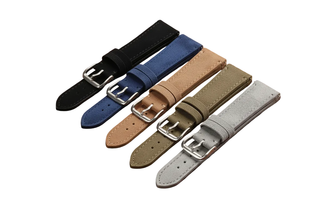Soft Suede Leather Watch Strap