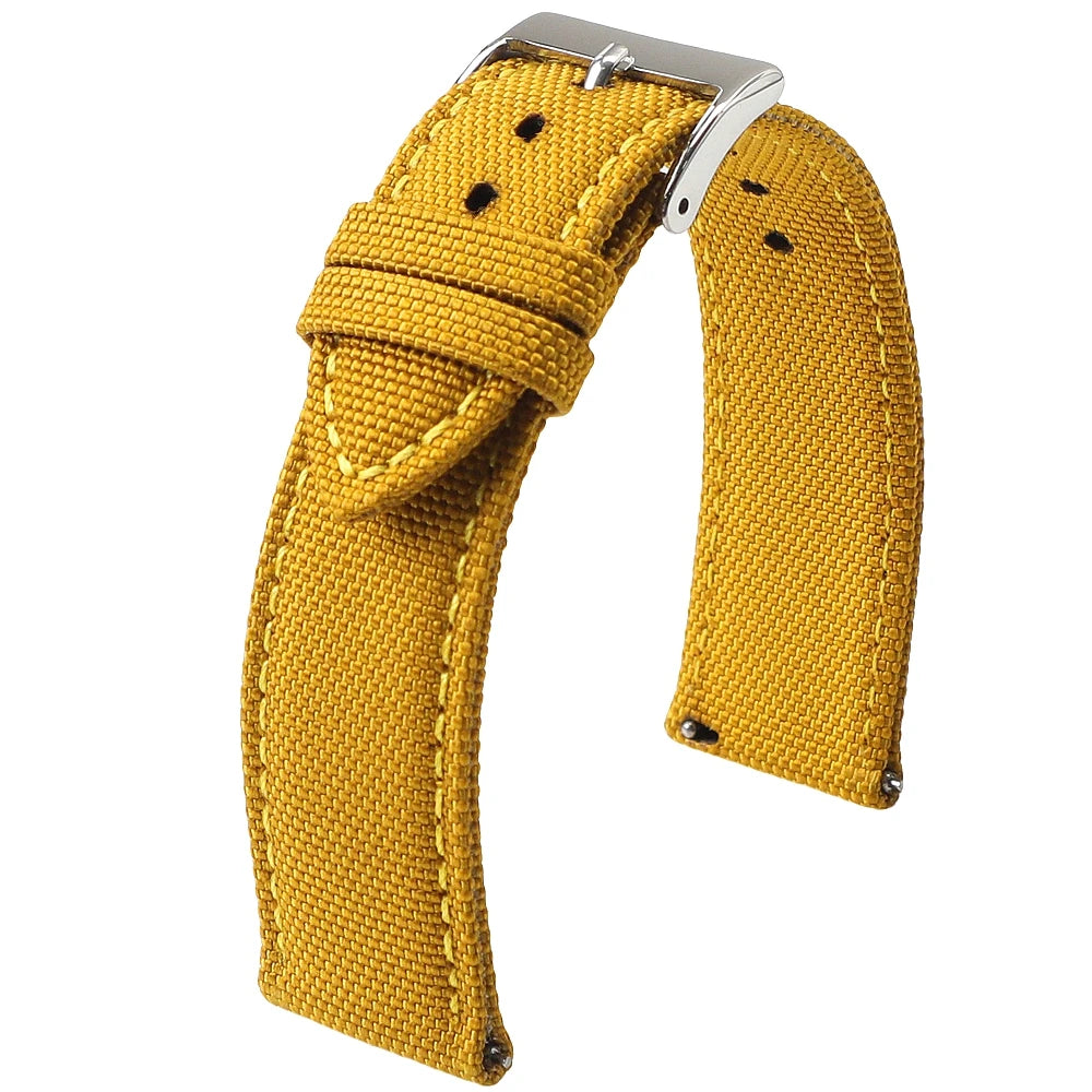 Sailcloth Watch Strap with Pin Buckle
