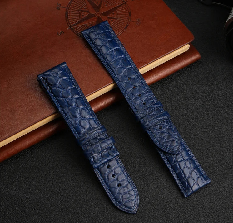 Crocodile Leather Watch Strap